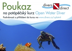 Poukaz dárkový na potápěčský kurz OWD