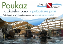 Poukaz dárkový na zkušební ponor s přístrojem