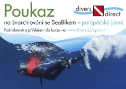 Poukaz dárkový na šnorchlování se SeaBikem