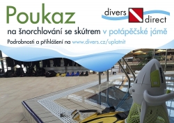 Poukaz dárkový na šnorchlování s vodním skútrem