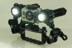 Lampa LED pro GOPRO HD 1800 Lumen SET