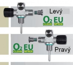 Ventil mono rozšiřitelný EU NITROX M26/2 ,Pravý a Levý