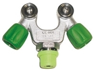 Ventil V dva vývody M 25x2 NITROX, Soprassub