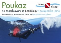 Poukaz dárkový na šnorchlování se SeaBikem