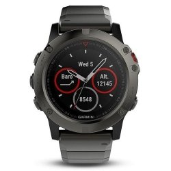 Hodinky multifunkční FENIX5X Sapphire Gray Optic, Garmin